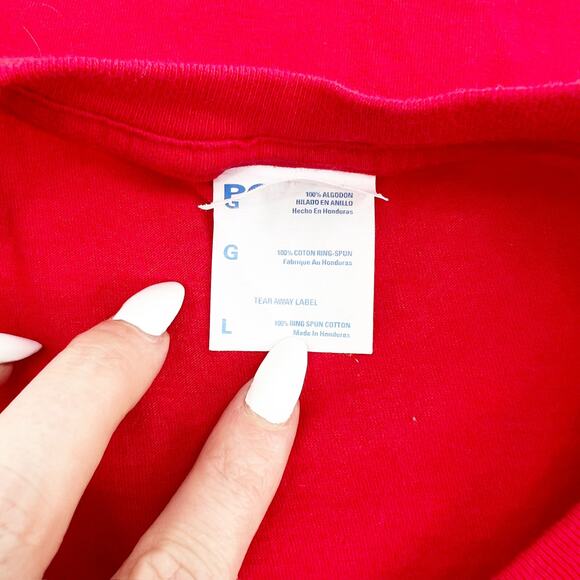 Urban Outfitters Men's Red Big Dick Energy Tee T Shirt Top Size L - Picture 4 of 4